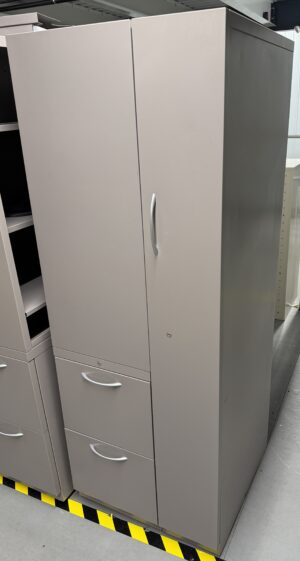HON Taupe Storage Towers - Used
