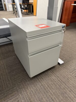 Light Gray 15"Wx21.5"D Drawer Pedestal - New Surplus