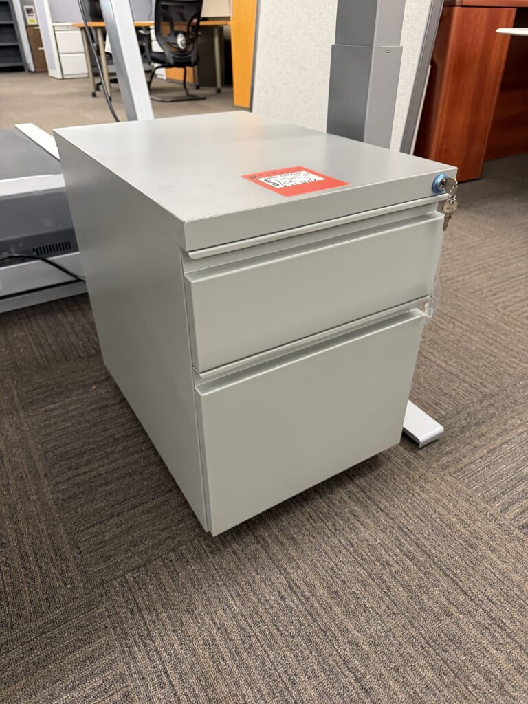 Light Gray 15"Wx21.5"D Drawer Pedestal - New Surplus