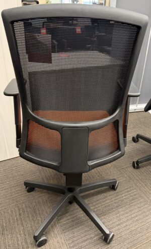 Alternative view of Orange Fabric Seat HON "Ignition" Task Chair - Used