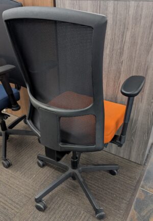 Alternative view of Orange Fabric Seat HON "Ignition" Task Chair - Used
