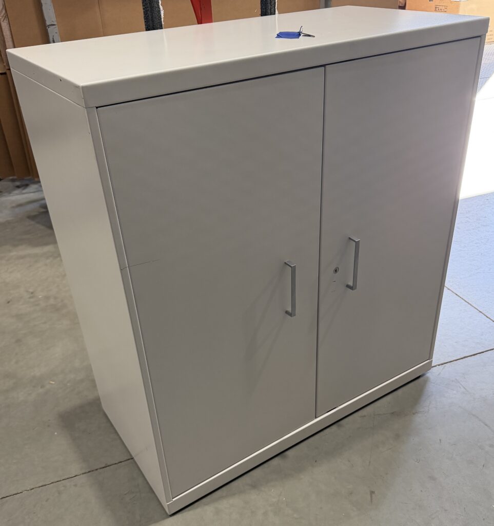 Allsteel Heavy Duty 2-Door Steel Cabinet - Used