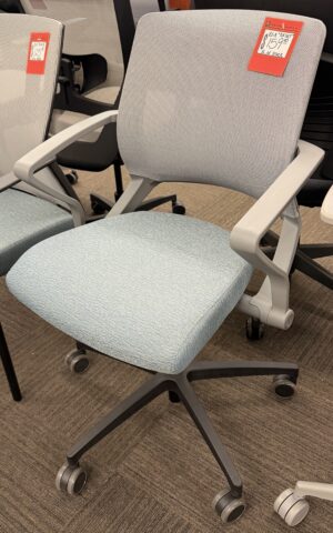 VIA "Reset" 2020 w/ Beige Patterned Fabric Seat Arm Chair - Used