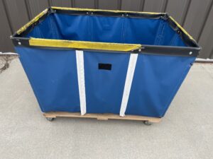 Blue Canvas Cart 32”x48”x36” tall - Used