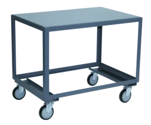 Jamco 36”x72” LV472 Mobile Top Shelf Table with Angle Frame Bottom – New Surplus