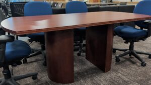 Indiana 6' Cherry Laminate Conference Table - Used - Image 2